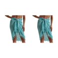 thumbnail image 1 of Sonducket de mujer Moda portátil Bohemio Tamaño libre Romántico Transpirable Verano Playa Jugando Faldas Ropa Azul cielo Cielo azul 2piezas Sonducket CBP313949, 1 of 5
