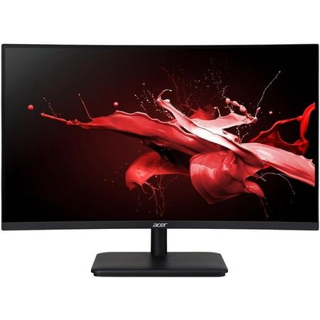 Acer Nitro 27" Curved Full HD (1920 x 1080) Zero Frame Monitor with Adaptive Sync, 240Hz Refresh Rate, 1ms VRB (Display Port & 2 x HDMI 2.0 Ports), Black, ED270 Xbmiipx