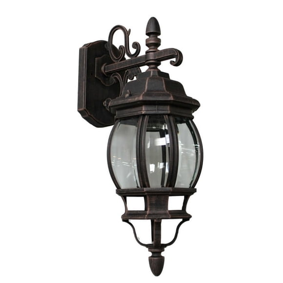 Artcraft Lighting AC8091RU Classico European Style Outdoor Wall Mount, Small, Rust