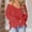 Red, variant on Sakmal Oversized Woemns Sweaters Soft Pullover Chunky Brown Tops Solid Long Sleeve Casual V Neck Sweaters for Women