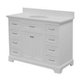 thumbnail image 2 of Aria 48" Bathroom Vanity with White Cabinet and Quartz Top, 2 of 7