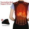 thumbnail image 2 of Heating Back Brace Posture Corrector with 108 Magnets, Heating Pad for Neck Shoulder Back Massager with 5 Lumbar Support Bars for Office Sedentary Sitting and Sporting Care, 2 of 10