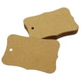 thumbnail image 3 of 100 PCS Bonbonniere Wedding Favor Hang Tags Rectangular Shape Kraft Paper Gift Tags with Free Natural Jute Twine, 3 of 4