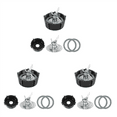 thumbnail image 1 of 3X for Osterizer Blender Blades with Blender Jar Bottom & 4 Point Blade 4961 & 6x O Ring Rubber Seal Gasket, 1 of 7