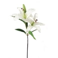 thumbnail image 1 of White Lily Garden Stem Artificial Flower, 1 of 1