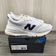 thumbnail image 1 of New Balance 997R Size 10 Mens White Black Blue Casual Shoes Sneakers, 1 of 6