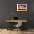 thumbnail image 3 of Villa, Milli 32x25 White Modern Wood Framed Museum Art Print Titled - Sunset In Motion, 3 of 4
