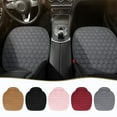 thumbnail image 1 of Cojín de asiento de coche Winter Plush | Sin respaldo, sin ataduras | Peluche Universal Cálido de Una Pieza, Antideslizante y Corto | Encaja en coches, camiones, SUV | 50cm x 50cm | Instalación, 1 of 6