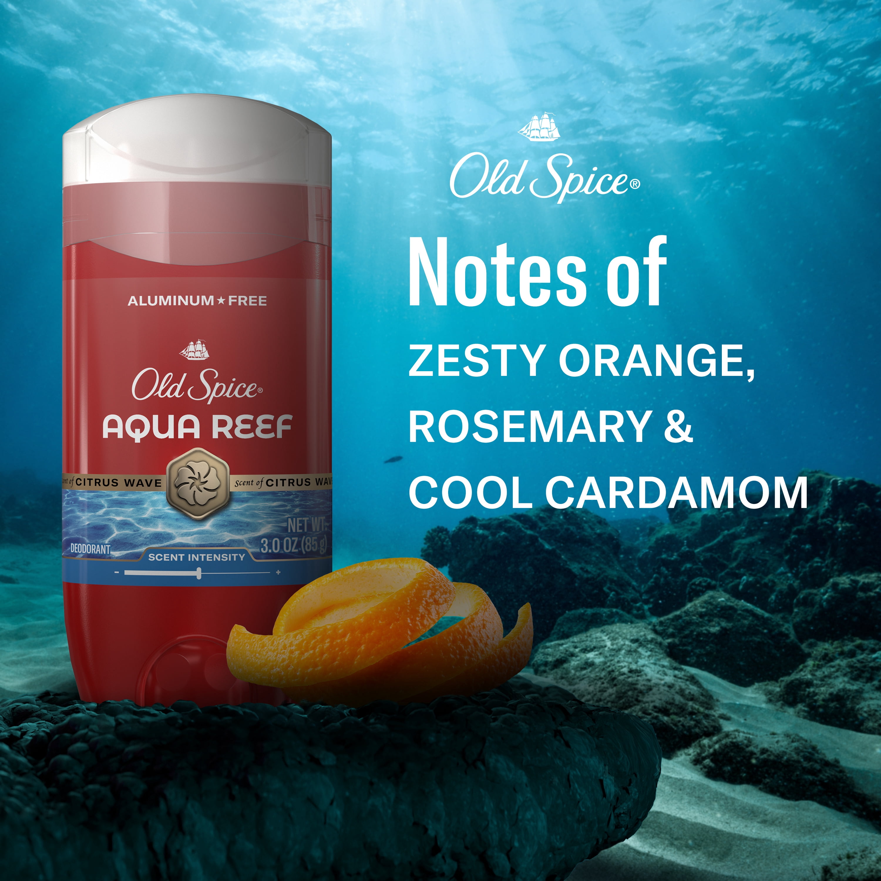 (3 pack) Old Spice Aluminum Free, Men's Deodorant, Aqua Reef, 3.0 oz (2 Pack)