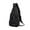 Black, variant on Ozmmyan Strap Bag Crossbody Backpack With USB Hole With Headphone Hole Strap Backpack Hiking Backpack Multipurpose Crossbody Chest Bag Clearance