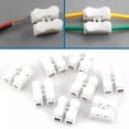 thumbnail image 4 of 100pcs Push Quick Wire Cable Connector 10A 220V 2 Pin Push-In Spring Loaded Ele, 4 of 11