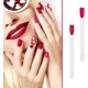 thumbnail image 2 of Pyzl 100 Pcs Transparent Nail Swatches Sticks, Fan-shaped Nail Polish Display Board Gift, 2 of 5