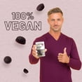 thumbnail image 6 of Shilajit Gummies 3000mg with KSM-66 Ashwagandha, Vitamin B6 & B12 – 60 Vegan Gummies – Energy & Vitality Support for Men & Women – Blackcurrant Flavour – Prowise, 6 of 7