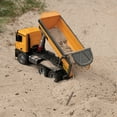 thumbnail image 3 of Top Race Remote Control Dump Truck Toy - Heavy Duty Metal & Plastic Construction Vehicle, 1:14 Scale, 7 LBS Load Capacity - RC Dump Truck for Adults Metal - Bruder Trucks, 3 of 6