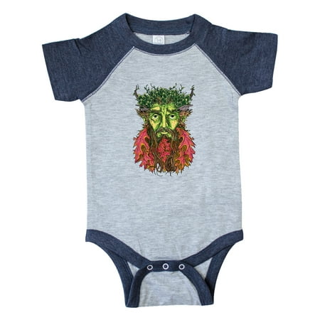 

Inktastic Autumnal Equinox Green Man Gift Baby Boy or Baby Girl Bodysuit