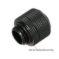 thumbnail image 4 of Uxcell G1/4" Brass Hose Fitting Quick Connector for the CPU Water Cooling System Black 4 Pcs, 4 of 4