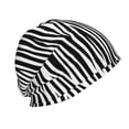 thumbnail image 3 of Naloa Zebra Skin Beanie for Men Women Knitted Unisex Winter Hat Beanies Cap Knit Cuffed Beanies Hats, 3 of 7
