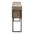 thumbnail image 4 of Uttermost Nevis Contemporary Wood and Metal Console Table in Oatmeal and Gray, 4 of 10