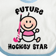 thumbnail image 4 of Inktastic Future Field Hockey Player Baby Girl Girls Baby Bib, 4 of 4