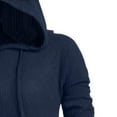 thumbnail image 5 of MuZeFu Fall Clearance Women Loose Tops Sweater Women Loose Blouse Tops Sweater Large Size Coat Retro Dress Hooded Elasticity, 5 of 8