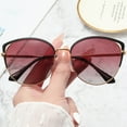 thumbnail image 4 of Fashionable sunglasses, polarized UV protection, TAC, metal material, Red, 4 of 5