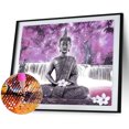 thumbnail image 2 of Kits de pintura de diamante de muelle de piedra de estatua de Buda Taladro redondo completo 40x30cm (1) Hugtrwg Para estrenar, 2 of 9