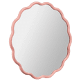 thumbnail image 3 of Bouclair Miroir Rose à Bords Festonnés, 3 of 8