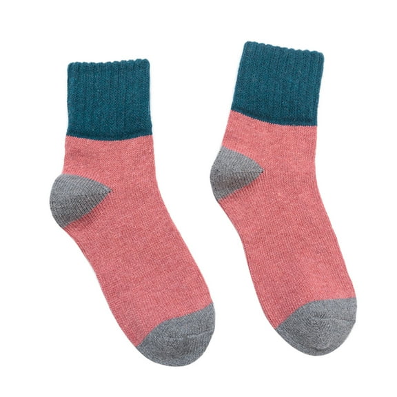 Winter Socks for Women Thermal Socks for Women Elegant Socks Wool Socks Thicken Winter Keep Warm Red Women's
