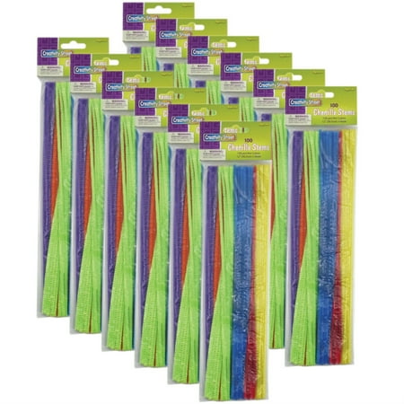 UPC: 0194629107964 | Creativity Street Regular Stems Assorted Hot Colors 12 x 4 mm 1200 Count