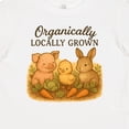 thumbnail image 4 of Inktastic Organically Locally Grown Cute Farm Animals Boys or Girls Baby T-Shirt, 4 of 5