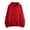 Red, variant on ZSQDM Under $15 Crew Neck Sweatshirts Women Polyester Women'S Hoodies & Sweatshirts Beige Women'S Acrylic Hoodie S