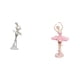 thumbnail image 1 of Figura de escritorio,Estatua de bailarina,adorno de escritorio,decoración del hogar,Estatua de bailarina moderna,regalo de cumpleaños para la oficina.,Estatua de la bailarina,Estatua de niña, 1 of 8