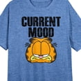 thumbnail image 2 of Garfield Current Mood Women's Blue Heather Crew Neck Short Sleeve Night Shirt
-Medium, 2 of 5