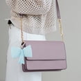 thumbnail image 2 of Unique Bargains 1 Pc Handbag Charm Plaid Bow Handbag Accessories Lake Blue, 2 of 6