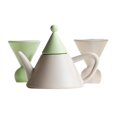 thumbnail image 1 of Dollhouse Teacup Set 1/12 Tea Set Dollhouse Furniture Model Realistic Alloy Role Green Small, 1 of 9
