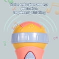 thumbnail image 3 of Pink Pink Electronic Children Small Microphone Toy With Light And Sound Early Education Musical Instrument For Kids Singing And Motor Skills Development Indoor Outdoor, 3 of 7