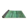 thumbnail image 2 of Ahgly Company Indoor Rectangle Oriental Turquoise Blue Modern Area Rugs, 3' x 5', 2 of 4