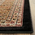 thumbnail image 3 of SAFAVIEH Lyndhurst Isadora Traditional Bordered Runner Rug, Black/Tan, 2'3" x 22', 3 of 5