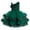 Green, variant on IBTOM CASTLE Toddler Kids Girls Pageant Sequin Flower Dress, Shiny Asymmetric Shoulder Formal Party Tiered Tulle Gowns 2-8T 4-5 Years Blue