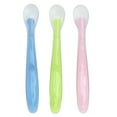 thumbnail image 3 of Baby Spoons, Infant Training Spoons Ergonomic Design Flexible Soft Head  For Baby Self Feeding Training, 3 of 8