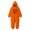 Orange#9527, variant on BOOMNY Halloween Unisex Men Womens Flannel Onesie Pajamas Hallowmas Pumpkin Face Graphic Long Sleeve Hooded Pjs Jumpsuit Cozy Warm Loungewear Homewear