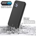 thumbnail image 2 of Galaxy A32 5G Case for Samsung Galaxy A32 5G Case Military Drop Shockproof  Heavy Duty Rugged 3 in 1 Protection Cover for Galaxy A32 5G Phone Case (Black+Black), 2 of 13
