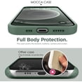 thumbnail image 3 of MOCCA Compatible with iPhone 12 Case, iPhone 12 Pro Case 6.1inch with Ring Kickstand |Super Soft Microfiber, 3 of 5