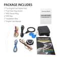 thumbnail image 1 of Car Ignition Switch 12V RFID Engine Start Button Keyless Entry Starter Kit -, 1 of 4