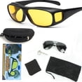 thumbnail image 4 of Windproof Riding Shake Tone Same Style Night Vision Goggles  Wrap Arounds TV Set Sunglasses, 4 of 6