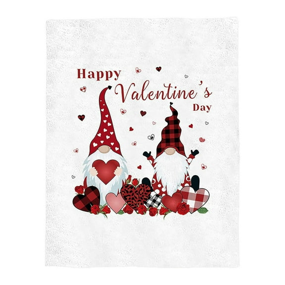 Valentines Day Blankets And Throws Printed Envelope Flannel Blanket Air Conditioning Blanket Padded Blanket Nap Blanket Giyblacko