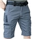 thumbnail image 1 of Pantalones Cortos de Carga Ripstop Pantalones de Senderismo Ligeros de Pesca de Bolsillo Múltiple Pantalones Cortos Militares Al Aire Libre, 1 of 4