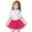 Hot Pink, variant on Girls Dresses Mini Pleated Skirt Skort for Toddler Summer Ruffle Tutu Skirt with Shorts Underneath Princess Dress Size 18 M-24 M