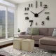 thumbnail image 1 of Reloj De Pared Digital 3d Moderno Y Grande De 90cm Negro, 1 of 7