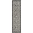 thumbnail image 6 of SAFAVIEH Beach House Edmon Geometric Indoor/Outdoor Runner Rug Light Grey/Charcoal, 2' x 8', 6 of 10